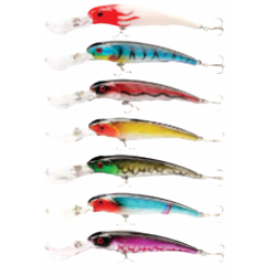 Minnow Flotante Con 2 Ganchos Ojos 3D  17cm/28.7g  Trolling Profundidad De Buceo 2.7m-4