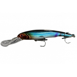 Minnow Flotante Con 2 Ganchos Ojos 3D  17cm/28.7g  Trolling Profundidad De Buceo 2.7m-4,5m