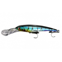 Minnow Flotante Con 2 Ganchos Ojos 3D  17cm/28.7g  Trolling Profundidad De Buceo 2.7m-4,5m
