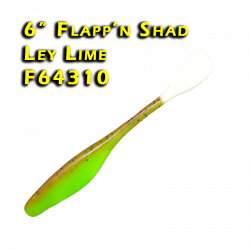 Flapp'n Shad Ley Lime