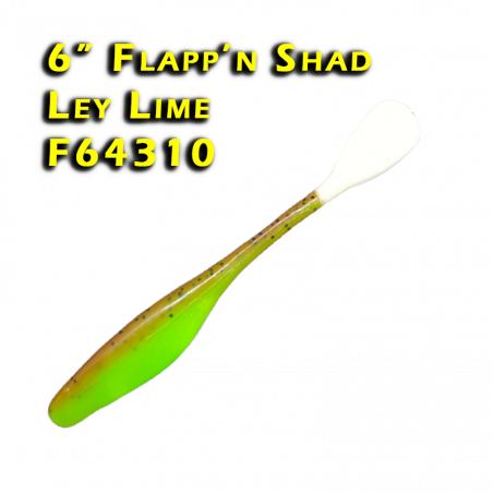 Flapp'n Shad Ley Lime