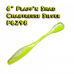 Flapp'n Shad Chastreuse Silver