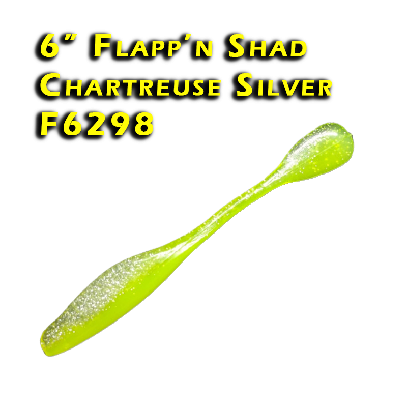 Flapp'n Shad Chastreuse Silver