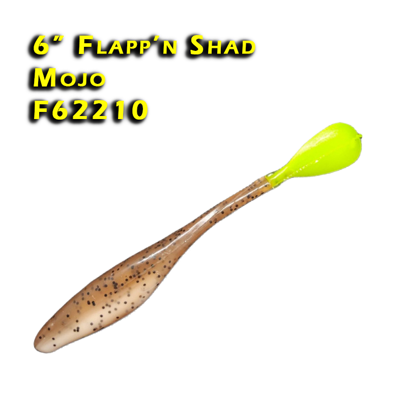 6” Flapp’n Shad Mojo F62210