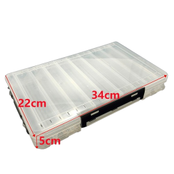 CAJA DOBLE COMPARTIMIENTO DE 34*22*5