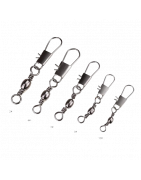 Twist swivel with clasp